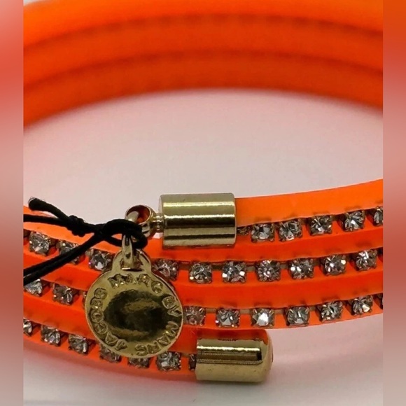 NWT Marc Jacobs Pink and Silver Bracelet with Crystal Embellishments - Picture 6 of 7